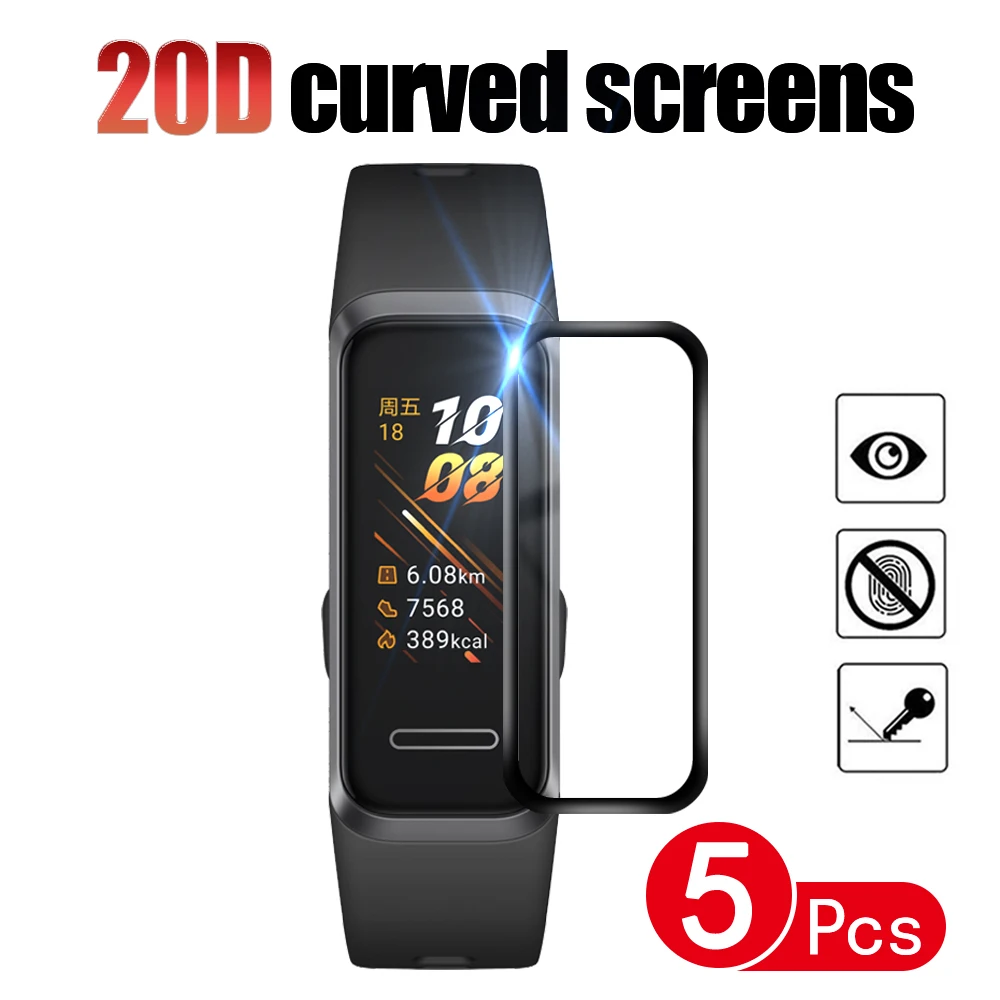 20D Защитная пленка для экрана с полным покрытием Huawei Band 7 6 B5 4 Pro