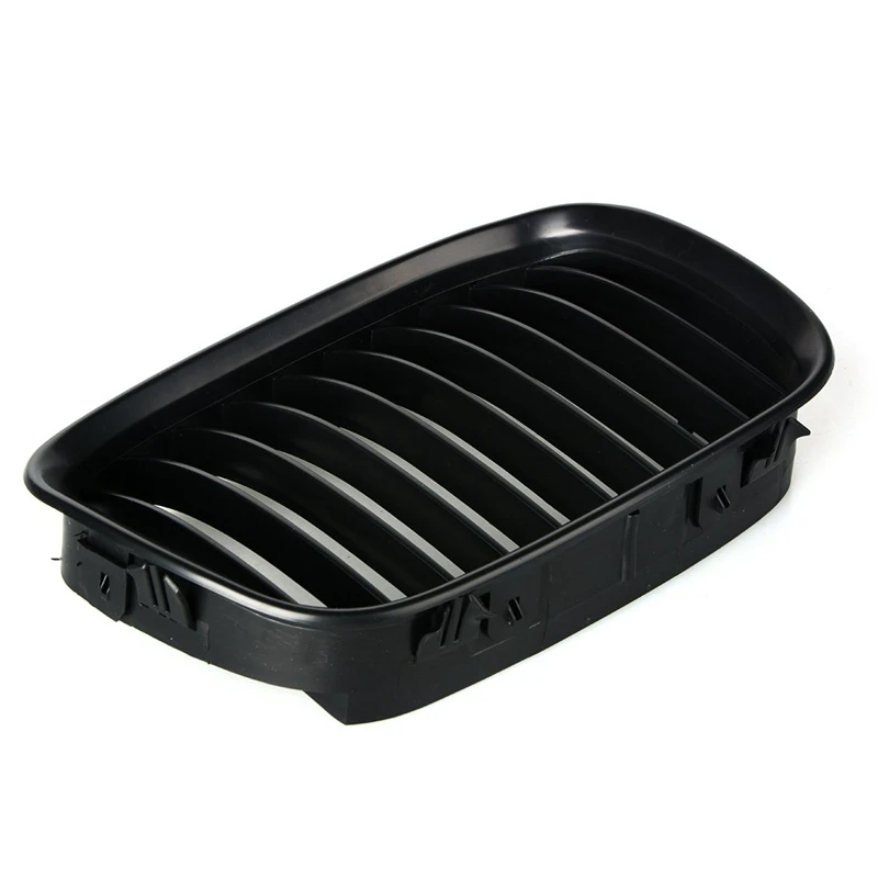 Матовая Черная передняя решетка решетки для почек замена BMW 5 серии E39 518 520 523 525 528