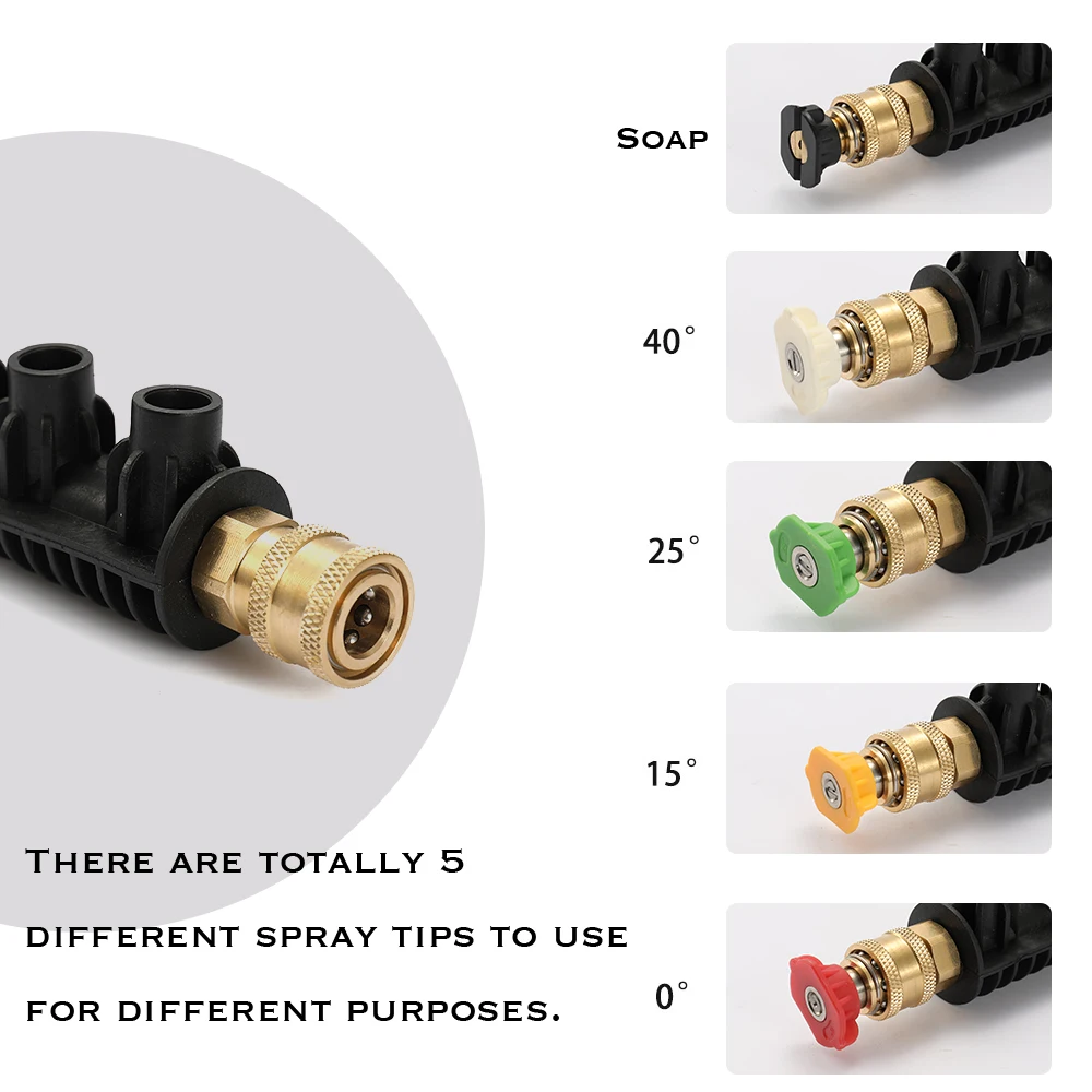Насадка для мойки под давлением насадка распыления воды копья быстроструйная