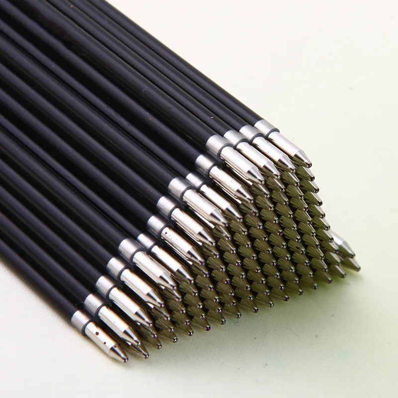 100 шт. масляные стержни для письма красные черные синие зеленые|Шариковые ручки| |