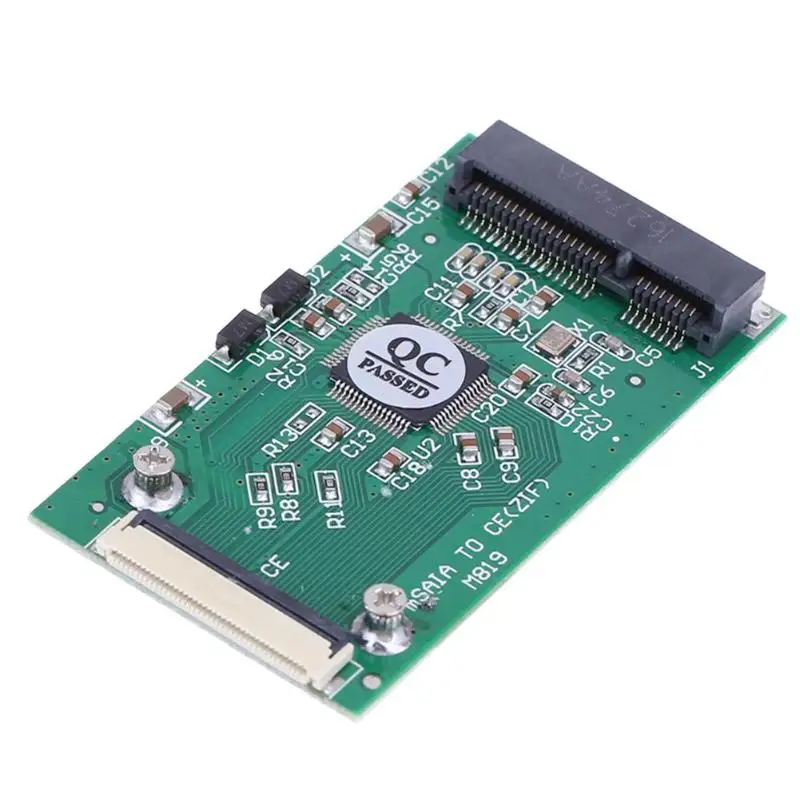 1 шт. Mini SATA mSATA PCI-E SSD до 40pin 8 дюймов ZIF CE конвертер карта Подключение компьютера и