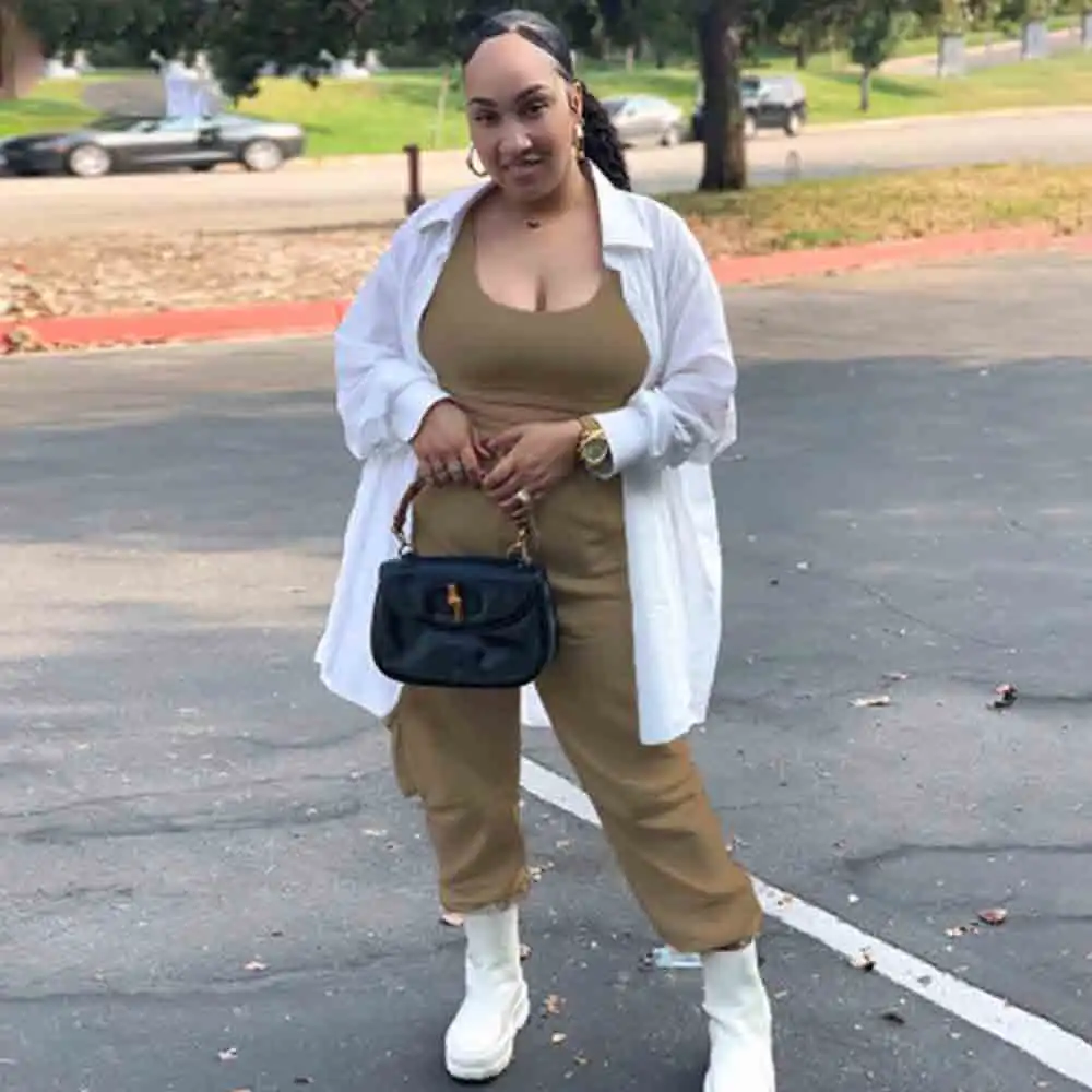 

Tank Top Side Pockets Drawstring Sweatpants Two Piece Set Women Matching Solid Loose Sporty Activewear Casual Streetwear