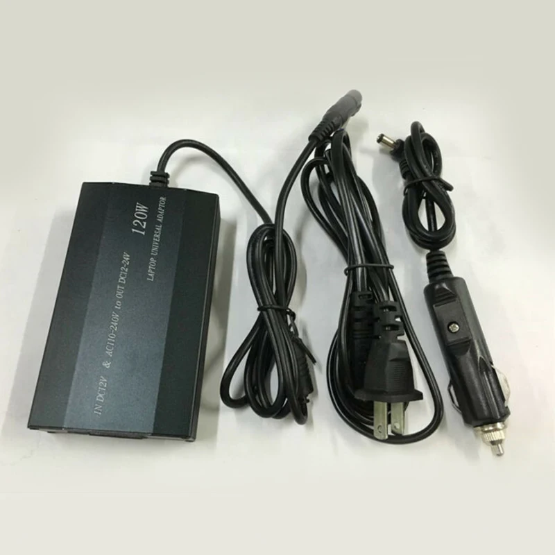 Универсальное зарядное устройство для автомобиля и дома 120 Вт 34 наконечника