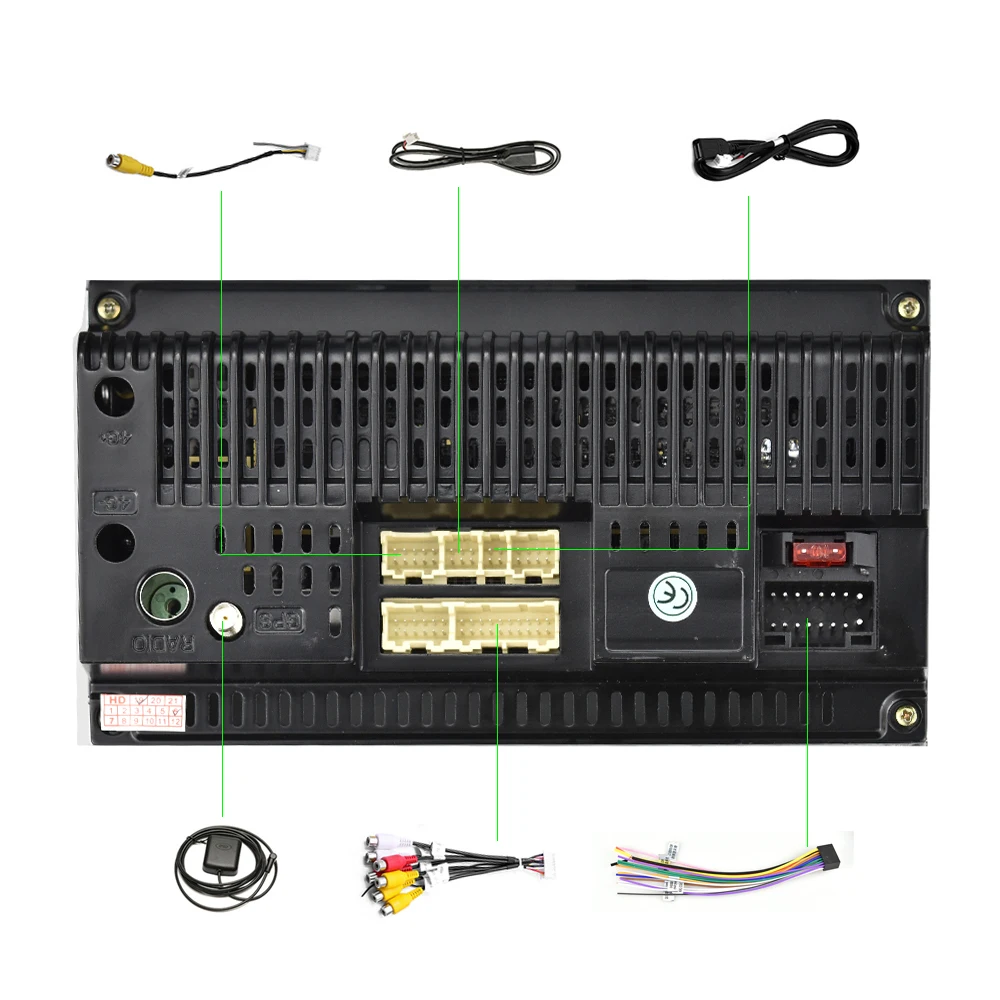 Автомобильный мультимедийный плеер Hikity 2 din на Android с экраном 10 1 дюйма поддержкой