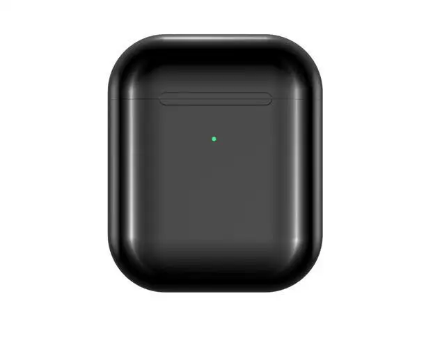 black ap2 AP2 tws 1:1 air2 беспроводные bluetooth наушники умный датчик Поддержка беспроводной зарядки реальная батарея супер бас hifi Звук Наушники - Цвет: black ap2