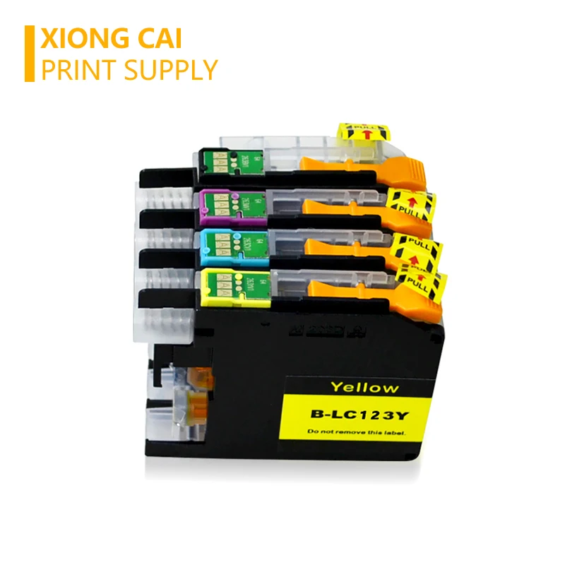 Совместимые чернильные картриджи XiongCai LC123 12X для brother MFC-J4510DW J4610DW MFC-J4410DW J4710DW