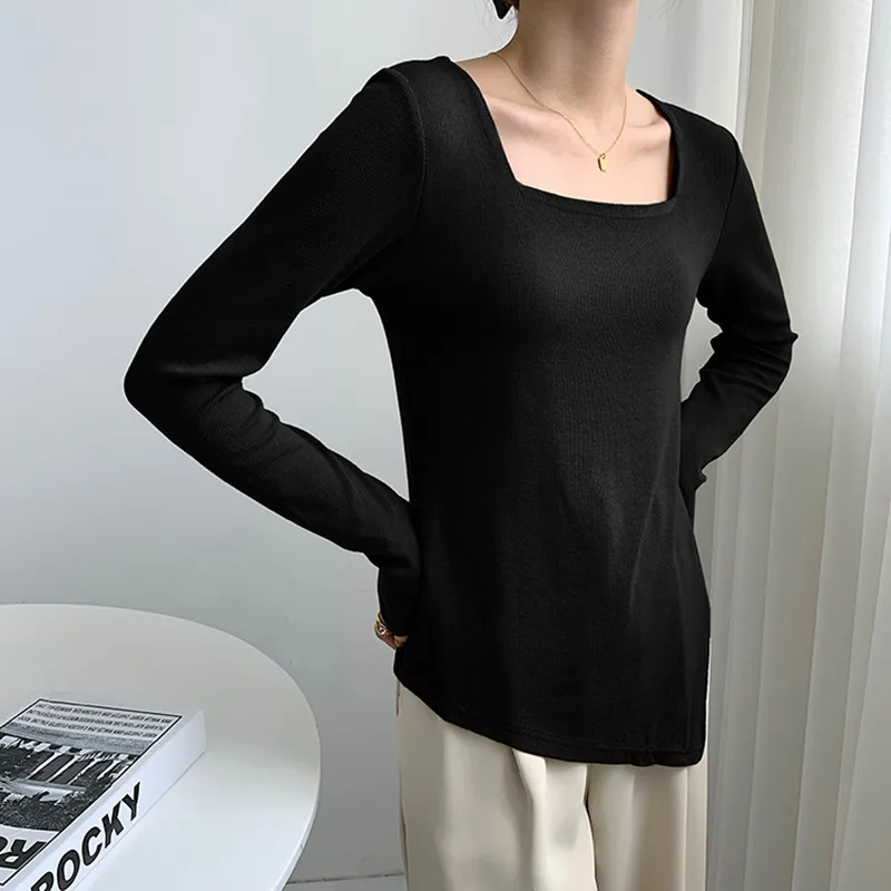 Футболка Alien Kitty Женская с квадратным вырезом модный однотонный Повседневный