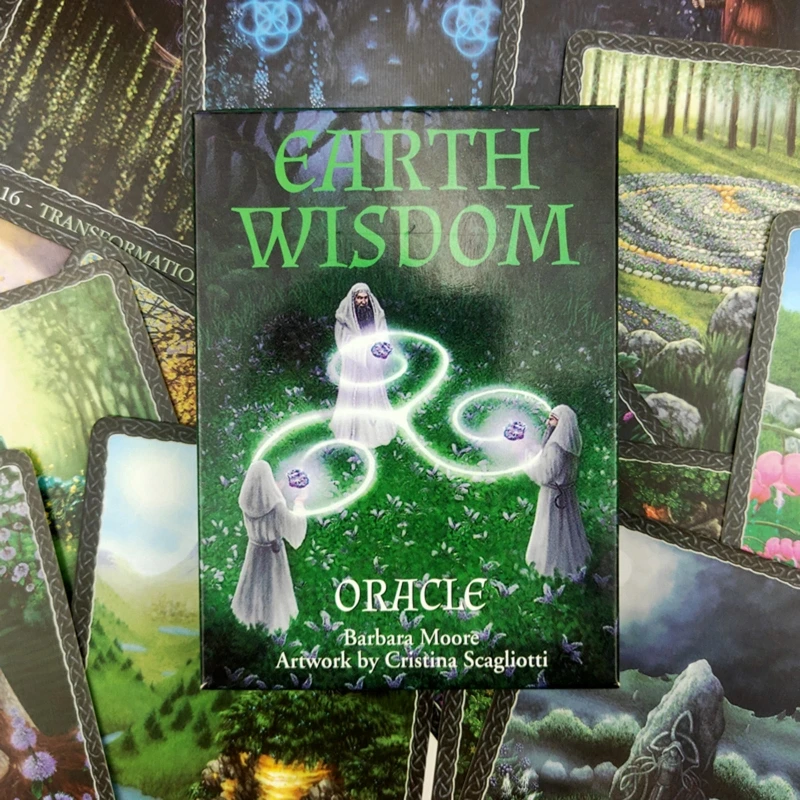 

Earth Wisdom Oracle Cards Full English 32 Cards Deck Tarot Fun Party Board Game Q1FF