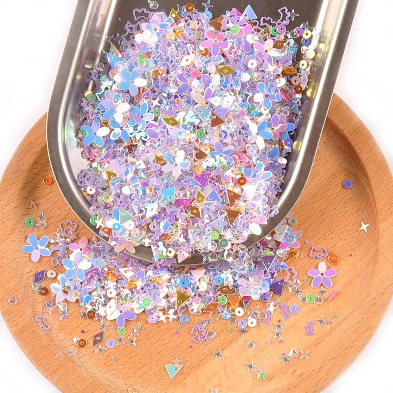 10 г(около 1000 шт) Смешанные Блестки для рукоделий блестки DIY Face Nail Art Decor Shell Spangle швейные принадлежности блестки наклейки C2677