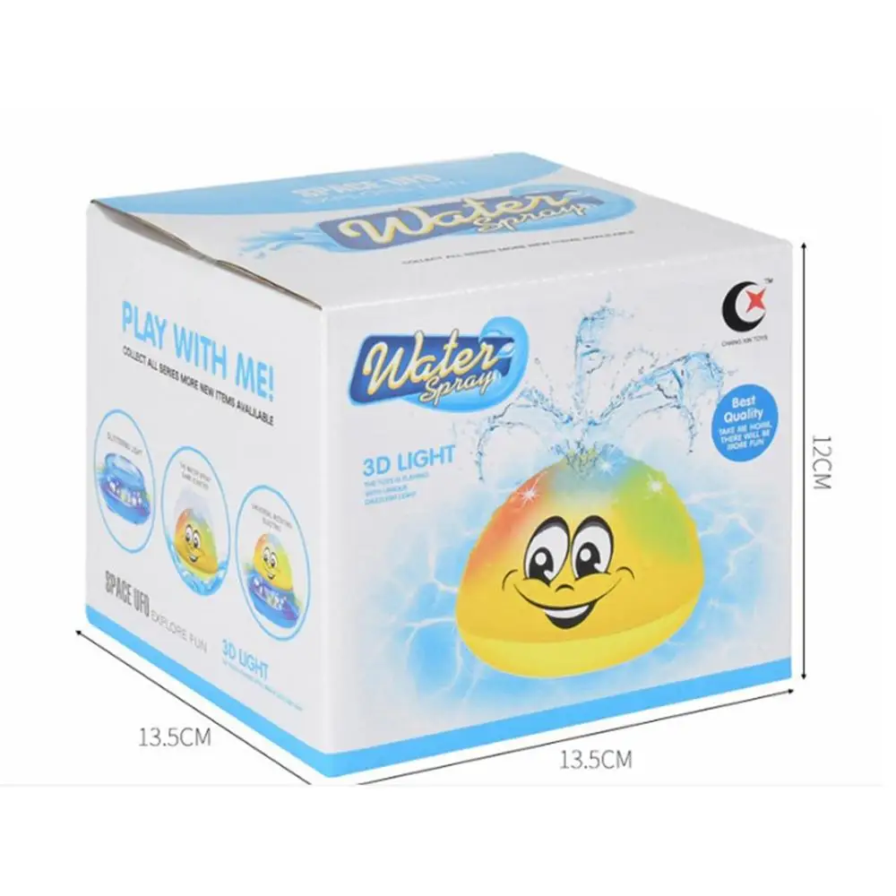 

Creative Water Spray Bath Toy LED Light Water Spray Ball Baby Bath Water Toys Automatic Induction Toys For Kids Toddlers Gift