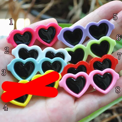 Кабошоны из полимерного стекла с плоской спинкой 24 шт. смешанные для самодельных