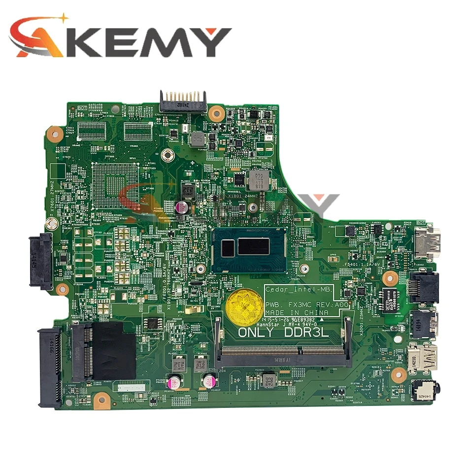 Оригинальная материнская плата для ноутбука DELL Inspiron 3542 3442 SR1EF I5-4210U CN-06YPRH 06YPRH 13269-1 |