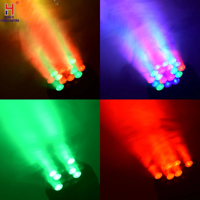 Светодиодный светильник с движущейся головкой 18x3 Вт RGB светодиодный мини-светильник с движущимся точечным лучом, светильник с подвижной головкой для мытья, для мероприятий, дискотеки, вечерние, для ночного клуба