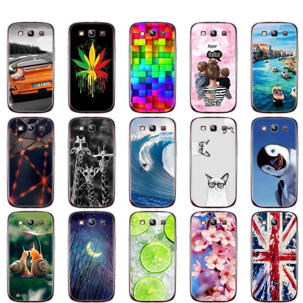 Case For Samsung Galaxy S3 soft tpu phone back Cover i9300 for silicon |