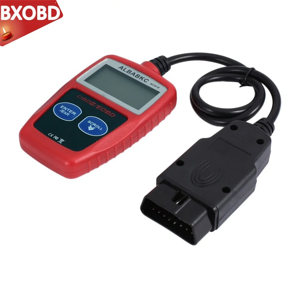 AC618 OBDII считыватель кодов AC618 универсальный автомобильный диагностический инструмент OBD2 сканер кода AC618 диагностический инструмент