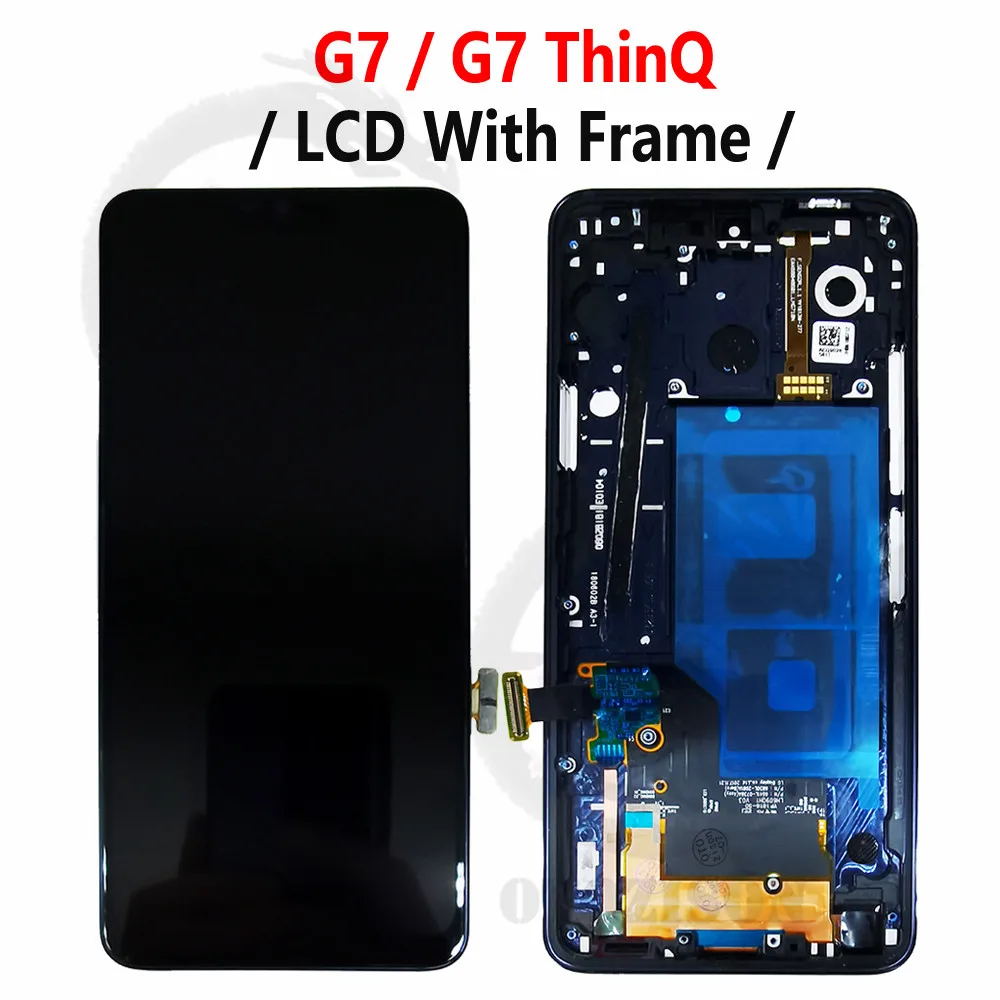 Для LG G7 ThinQ ЖК-дисплей с рамкой дисплей G710EM G710EMW G710EAW G710AWM G710N сенсорный экран