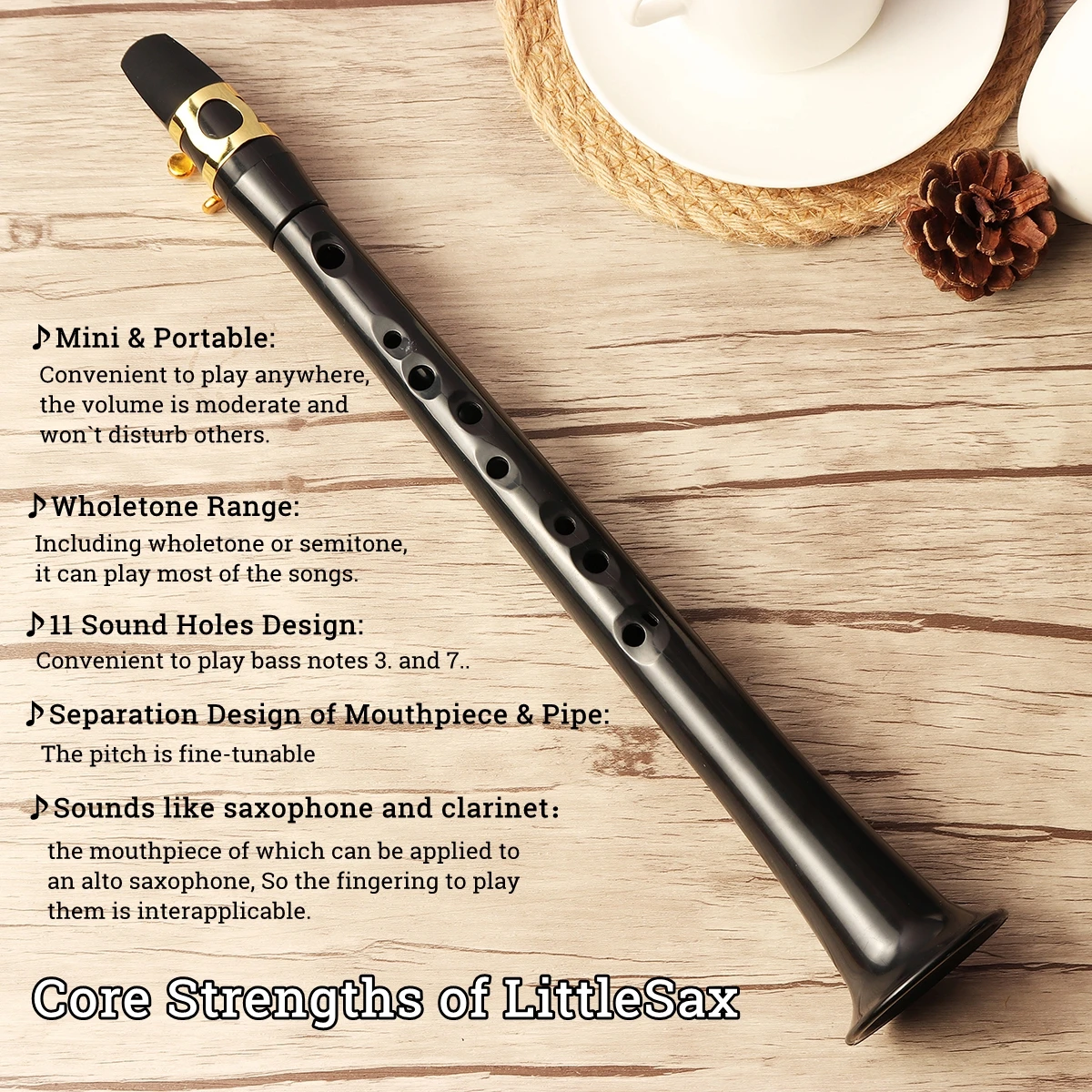 Черный карманный маленький мини саксофон с сумкой для переноски|Саксофон| |