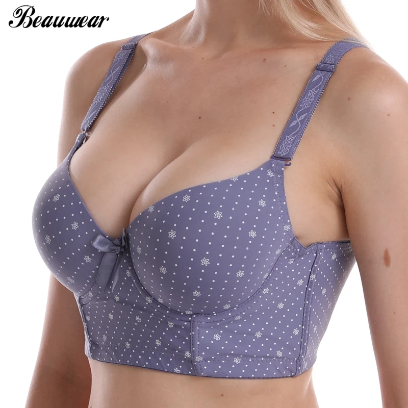 Beauwear слегка мягкий пуш-ап ночной клуб бюстгальтер женский сексуальный корсет