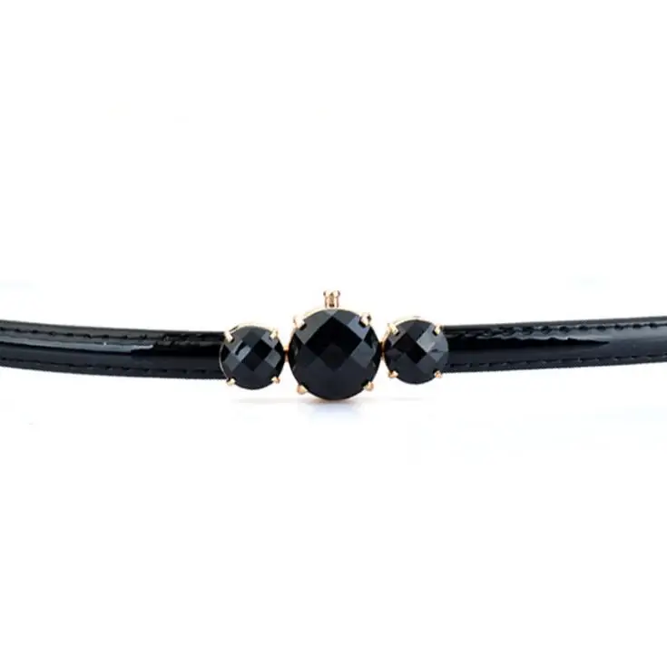 Ремень из натуральной воловьей кожи Женский роскошный тонкий регулируемый пояс