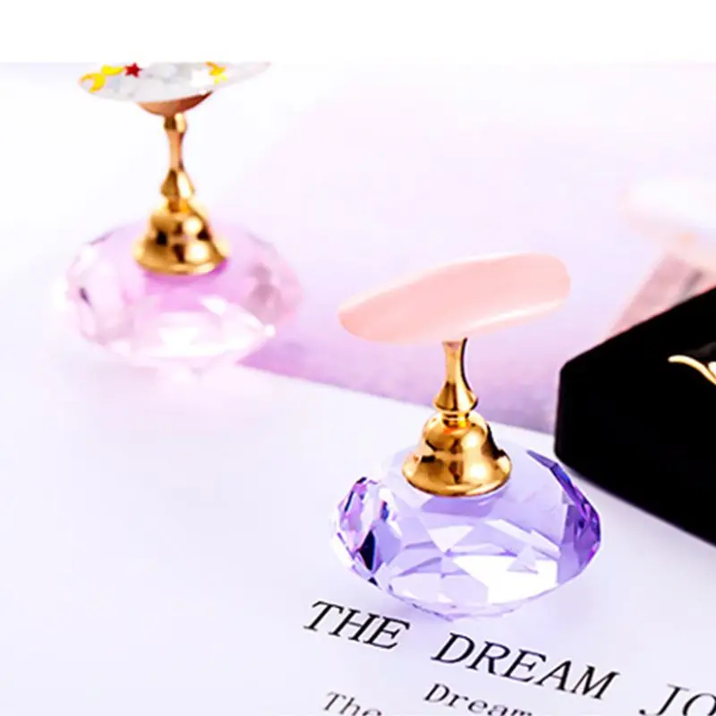 Магнитный Набор держателей для маникюра из сплава подставка с искусственным