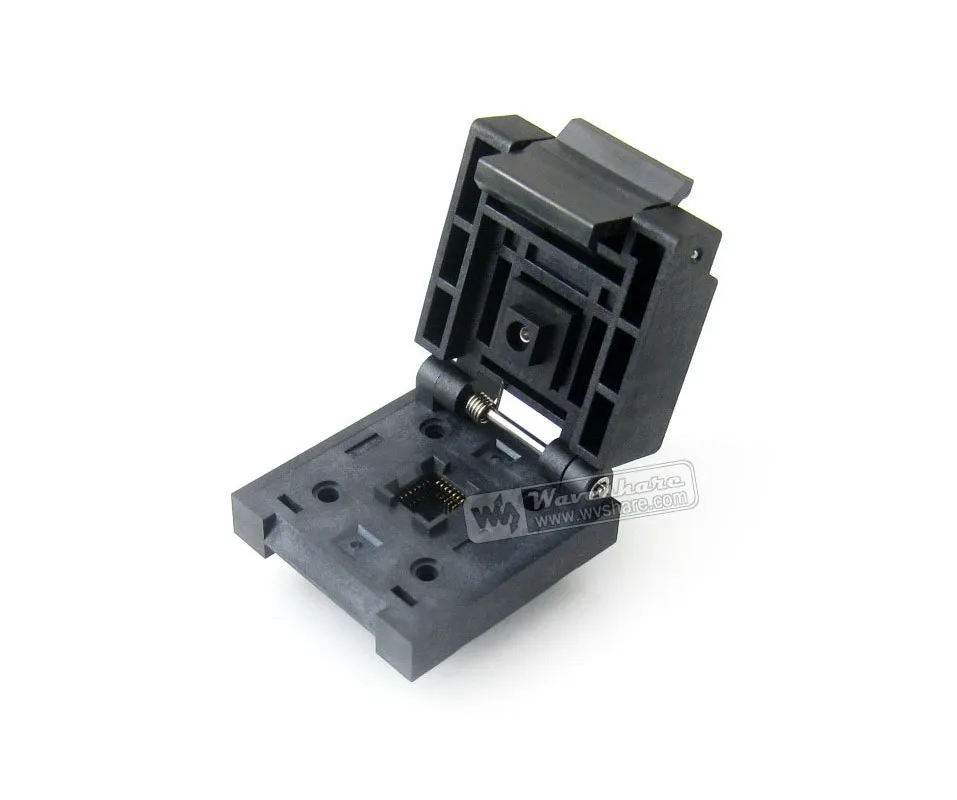 QFN-28B-0.65-01 Enplas IC Test Socket 0.65mm Pitch QFN28 MLP28 MLF28 package | Электроника