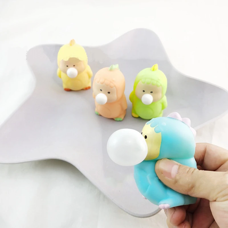 

Soft Squeeze Toy Cute Cartoon Dinosaur Stress Relief Gag Toy Gifts for Kid Adult