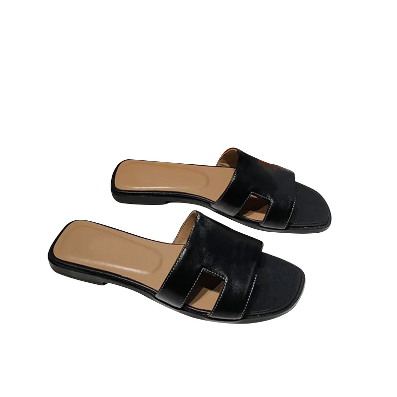 

2021 Classic presbyopia slippers wear outside summer home slip-proof home ladies summer cool slippers household fashion trend