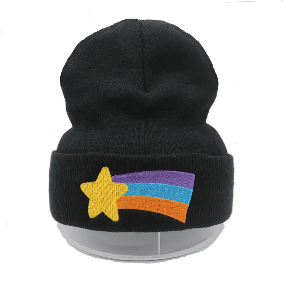 Осень-зима вышивка Радуга Мягкие шапочки шляпы для мужчин и женщин мужский