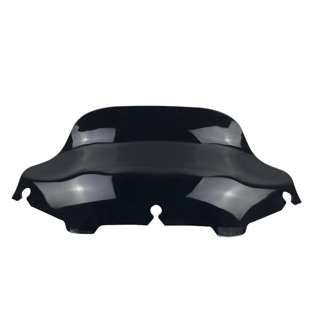 

8" Wave Windshield Windscreen Motorcycle Wind Air Deflector Spoiler For Harley Touring Electra Street Glide Classic 1996-2013