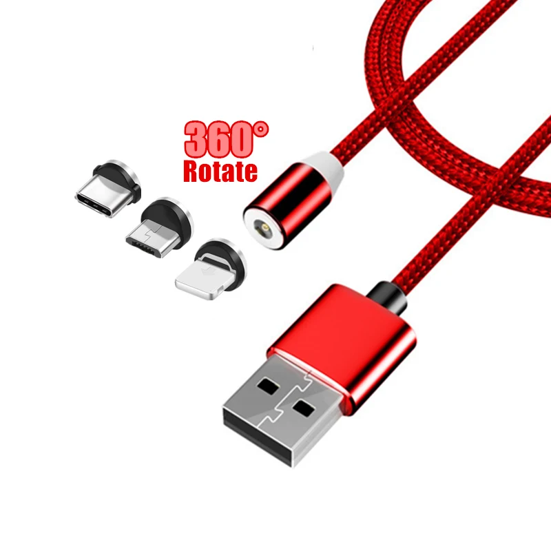 1 м 2 м длинный Магнитный кабель USB C Micro USB светодиодный Usb кабель для зарядки для iPhone 8X11 Pro samsung S8 S9 A8 A80 A50 A5 A7