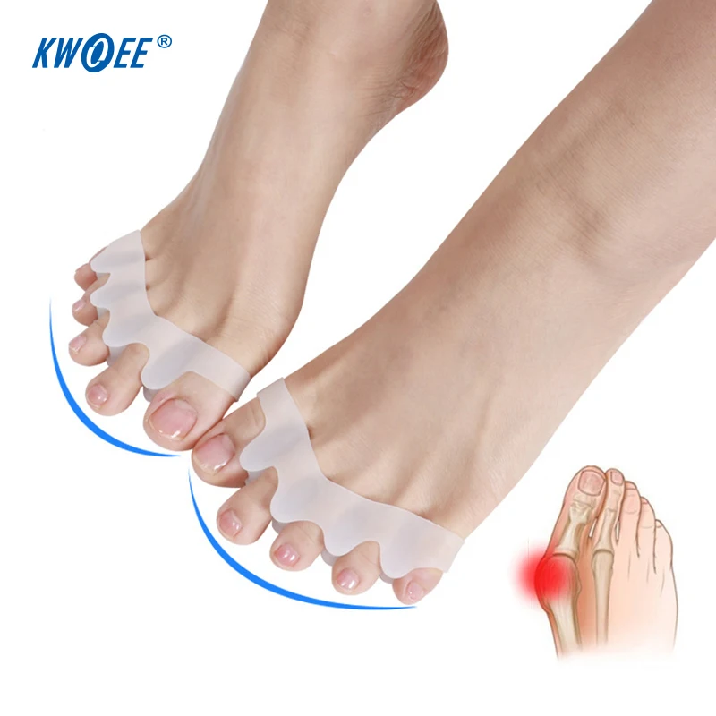 2 шт. разделители для пальцев ног при вальгусной деформации|Инструмент ухода за