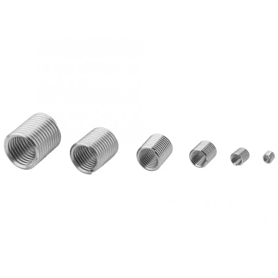 60 шт. проволочный Винт Втулка из нержавеющей стали набор для ремонта резьбы M3 M5 M6