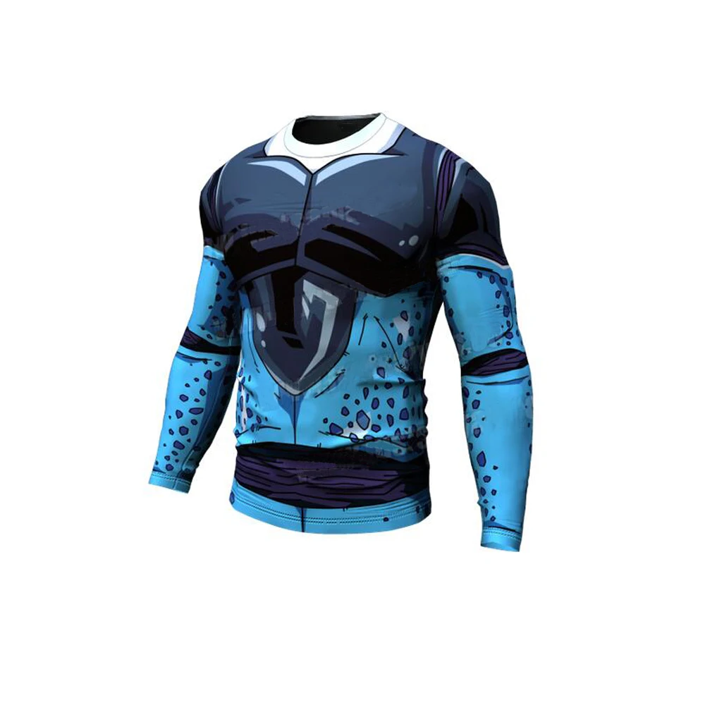 Мужская футболка с длинным рукавом и круглым вырезом принтом | одежда