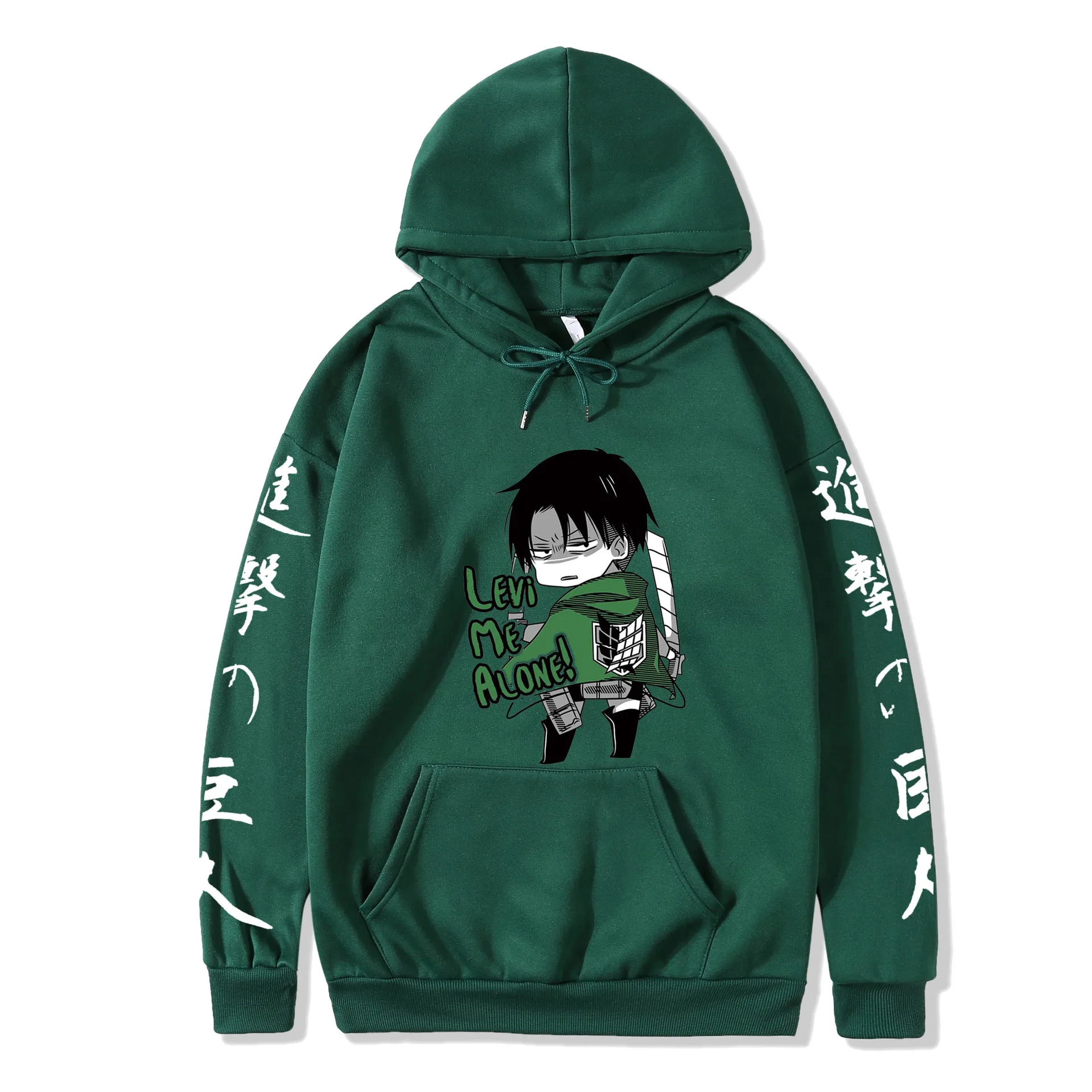 

2021 Couple Clothes Autumn and Winter New Popular Anime Hoodies Attack on Titan Printed Harajuku Casual Sweatshirt Women