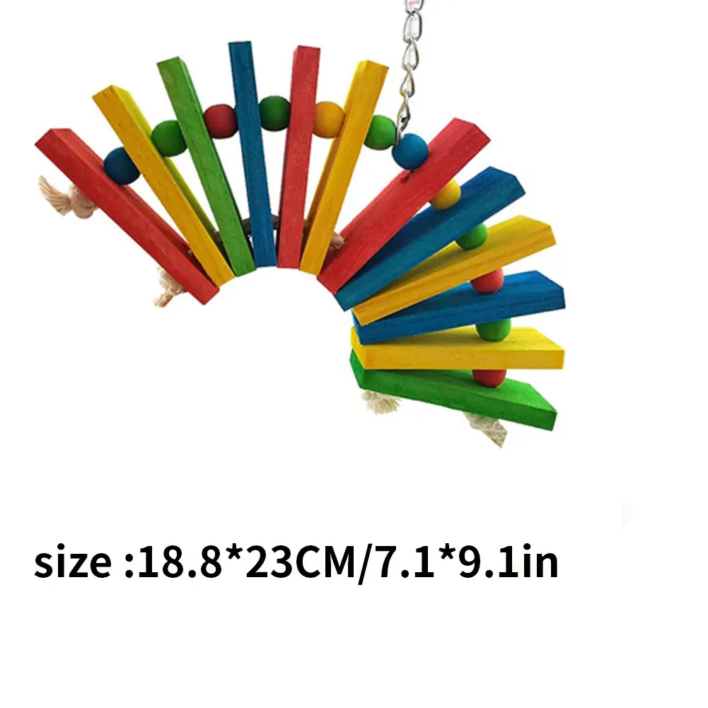 

Bird Chewing Toy Birds Pets Parrots Rope Parrot Hanging Colorful Toy Bite Resistant Bird Tearing Toy Pet Parrot Bird Accessories