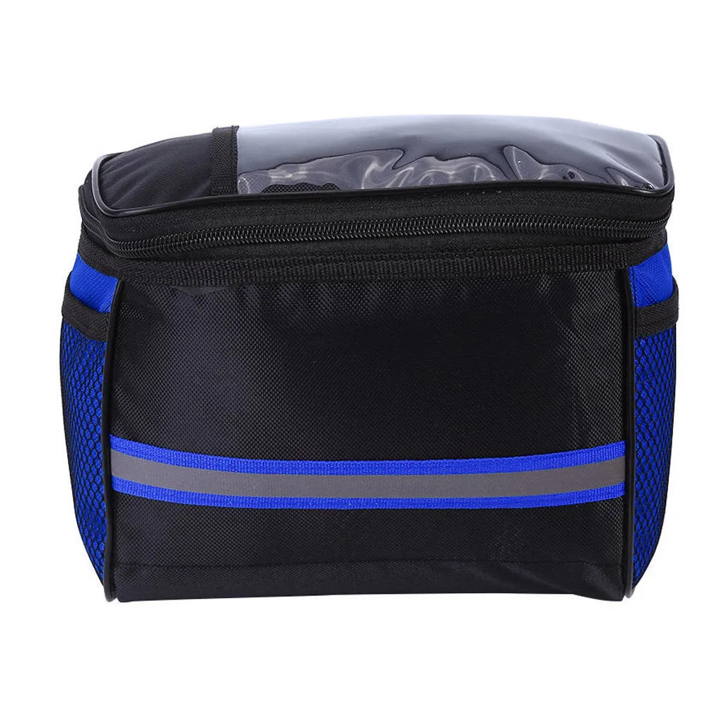 Mountain Bike Bag Handlebar Bicycle Front Basket Storage Outdoor Cycling Riding Pack MTB Accessories | Спорт и развлечения