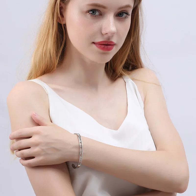 Polyhedplus индивидуальный один день за раз браслет из нержавеющей стали Простой