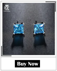 ORSA JEWELS серьги из чистого 925 пробы серебра 0.8ct кубический циркон Звезда Серьги гвоздики для женщин Свадебная вечеринка новые ювелирные изделия SE02