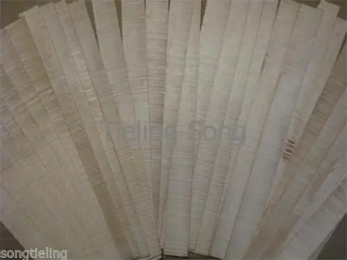 Красивые ребра для скрипки 400 мм красивый воспламеняющийся клен 15 шт.|Детали и