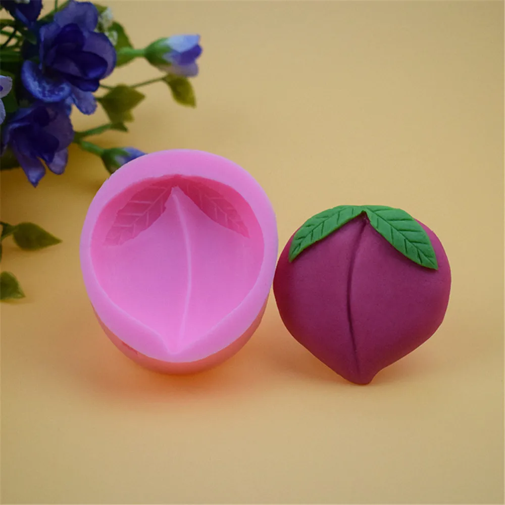 Ручной работы фруктовый персик силиконовое мыло ремесло форма для изготовления