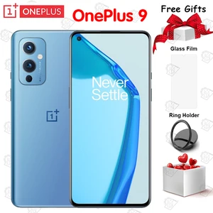 new original oneplus 9 5g mobile phone 6 55 inch 8gb128gb snapdragon 888 octa core 50mp 65w flash charge ip68 smartphone free global shipping