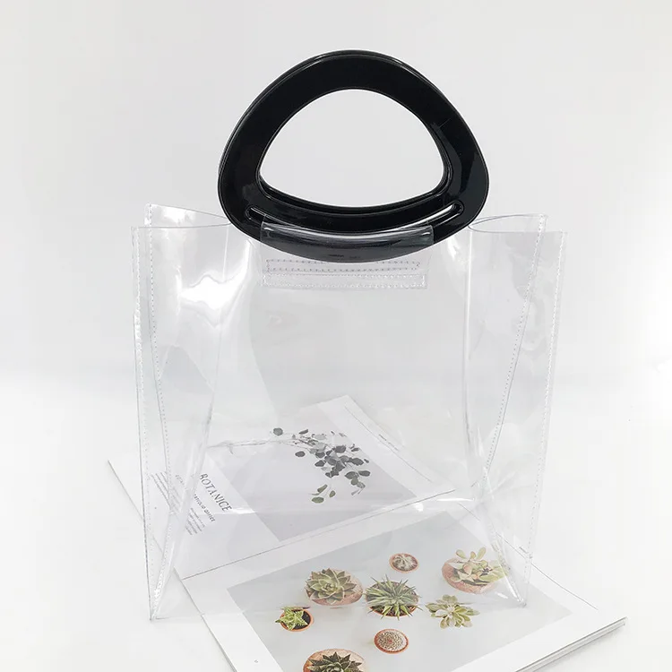 

Лидер продаж 2021, модная Прозрачная женская сумка-тоут из ПВХ, индивидуальная женская сумка, новая пляжная сумка, прозрачная сумка для покупо...