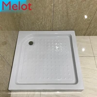 high end simple square shower trays chassis bathroom bathroom acrylic waterproof water blocking strip waterproof basin