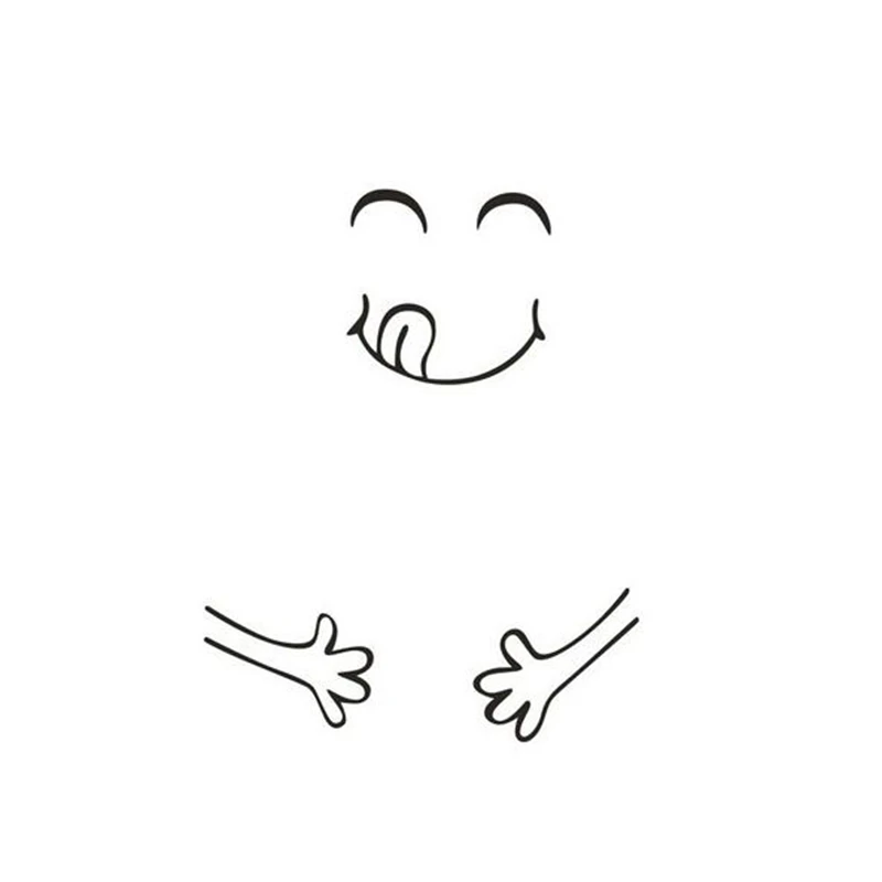 Новые съемные наклейки TECHOME для домашней кухни на холодильник забавные маленькие