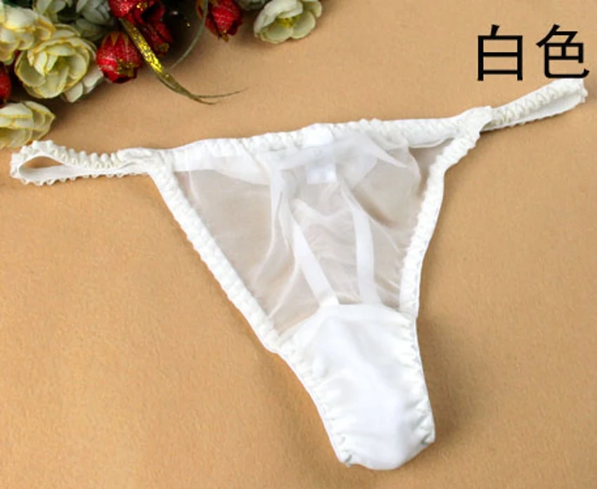 

Стринги женские из 100% чистого шелка, 1 упаковка