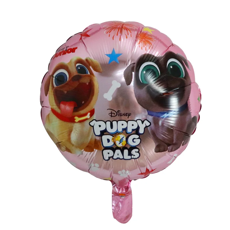 

50pcs/lot 18inch Puppy Dogs Pals Foil Balloons Bingo and Rolly Brothers Helium Air Globos Birthday Party Decorations Kids Toys