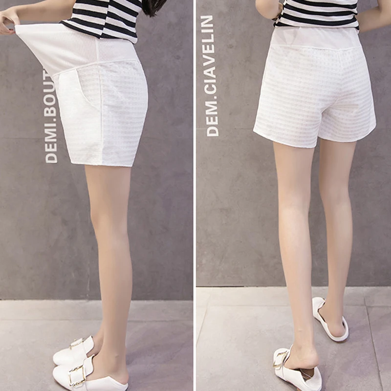 OkayMom повседневные свободные шорты для беременных летние трапециевидные черные