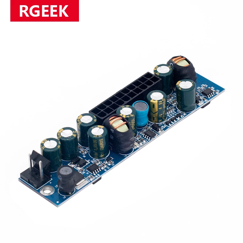 RGEEK 120W DC ATX PSU 12V Peak Pico переключатель 24pin Realan 1007 MINI ITX to Car пк источник питания для Mini itx