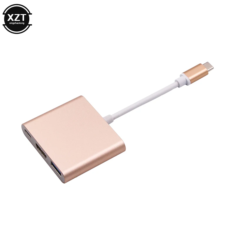 USB C концентратор HDMI адаптер для Macbook Pro/воздуха Thunderbolt 3 Тип 4K 0 Порты и разъёмы