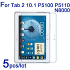 Защитная пленка для экрана Samsung Galaxy Tab 2 3 10,1, P5100, P5200, P5210, P5110, N8000, прозрачнаяматоваяНано-пленка для планшетов, 5 шт.лот